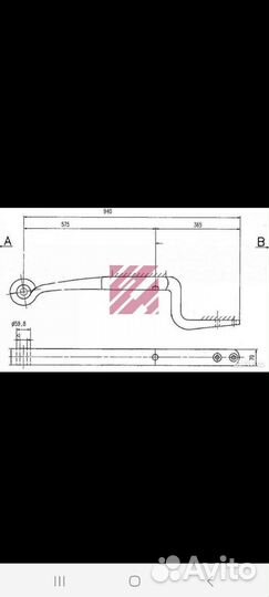 Полурессора бпв bpw 675 mm