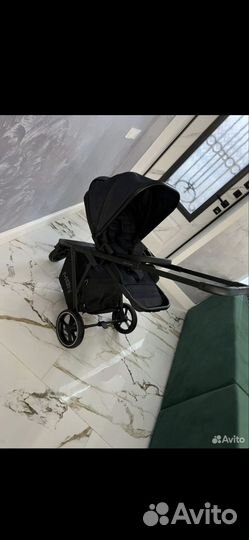 Коляска Moon Kombi Style Navy Melange 2 в 1