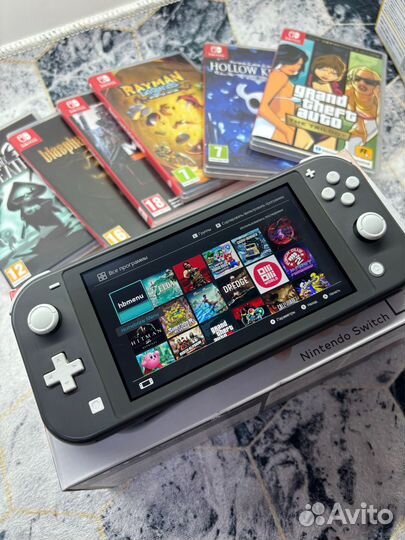 Nintendo switch Lite прошитая чип PicoFly 64Гб