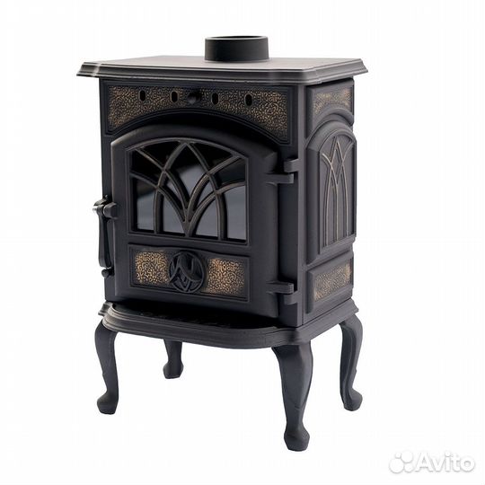 Печь-камин чугунная 