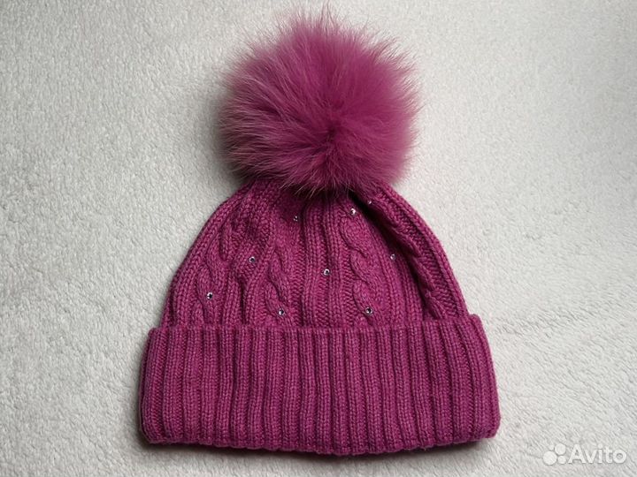Розовые шапки для девочки