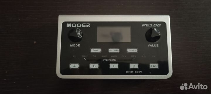Mooer pe100 компактный гитарный процессор