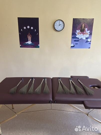 Даосский стальной железный веник массажный