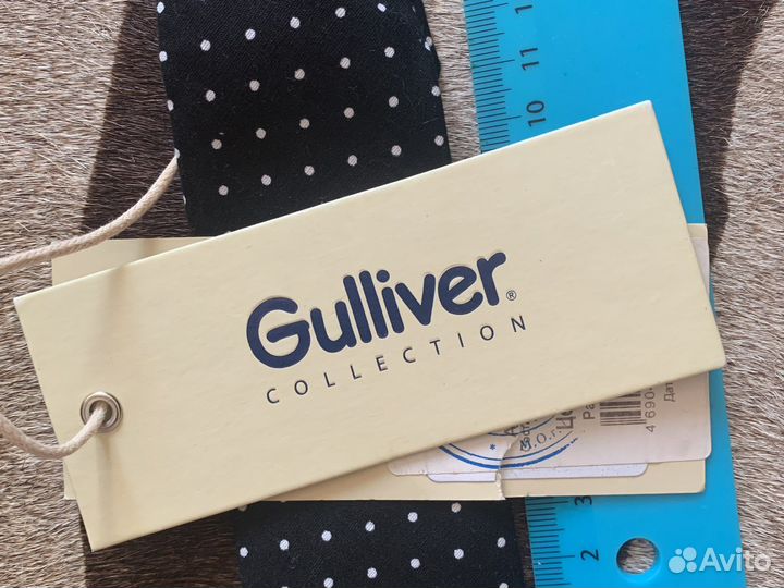 Галстук для девочки на застежке