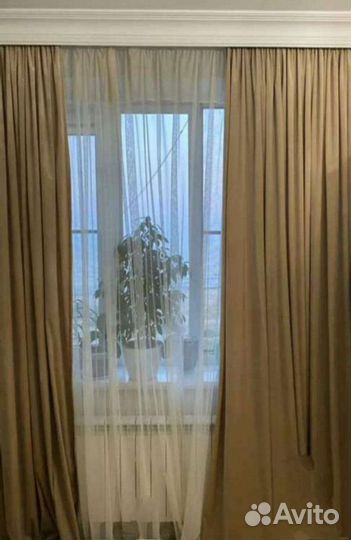 Шторы бархатные италия,тюль сетка 5м эмираты