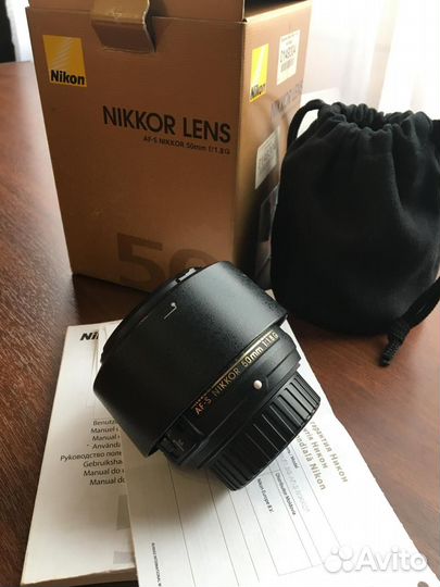 Продам объектив Nikon AF-S 50mm F1.8G Nikkor