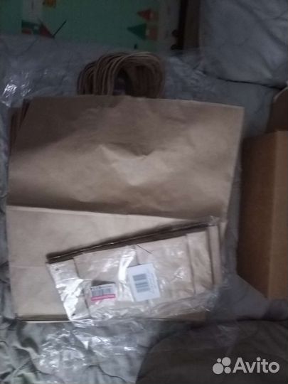 Крафт пакеты с ручками