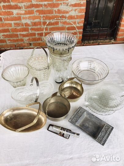 Мельхиоровая посуда СССР