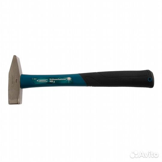 Молоток слесарный, 400 г, квадратный боек, фибергл