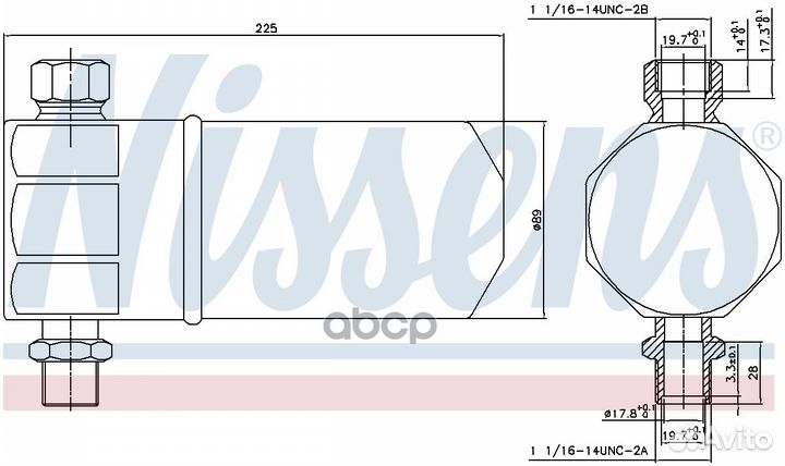 Осушитель кондиционера 95115 Nissens