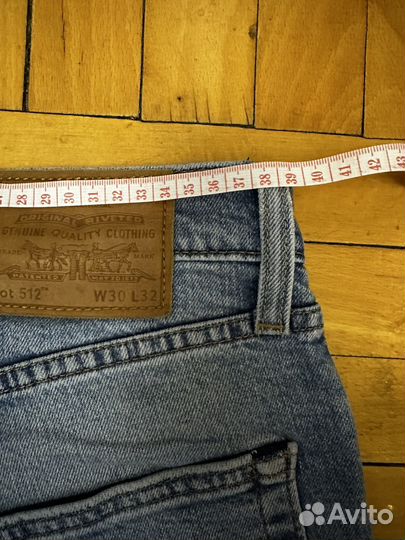 Джинсы мужские levis 512 30 32