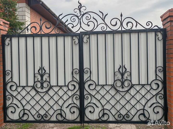 Кованые ворота бу