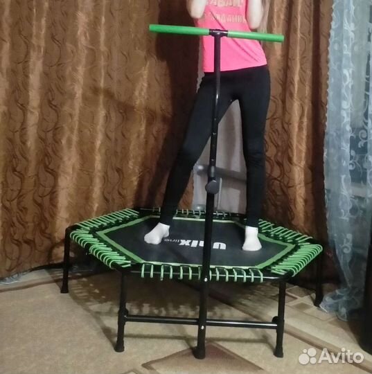 Батут для фитнеса с ручкой