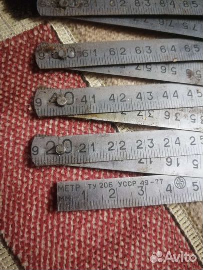 Метровая линейка УССР