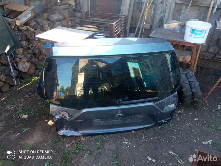 Задняя крышка багажника mitsubishi outlander xl