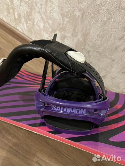 Сноуборда sims крепление salomon