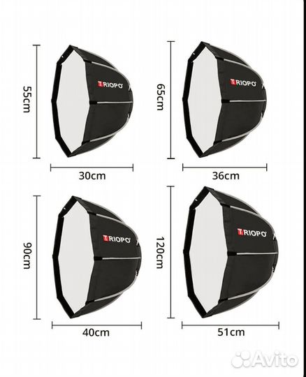 Triopo K2 65 см Софтбокс