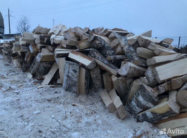 Дрова дубовые колотые
