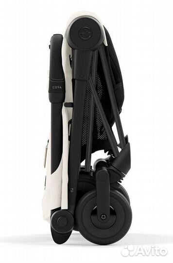 Коляска Cybex Coya Matt Black/Off White (дождевик)