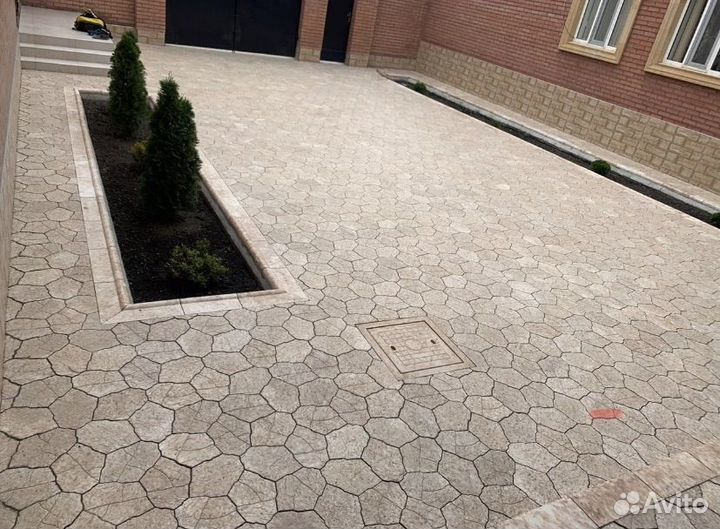 Тротуарная плитка.брусчатка. из кевларобетона