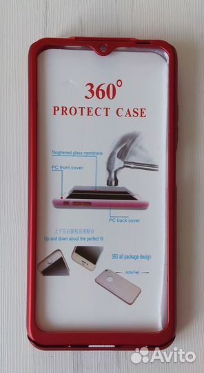 Чехол для Xiaomi poco M3 с защитным стеклом