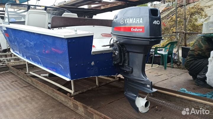 Прогресс 4, лодочный мотор Yamaha 40 E40XW