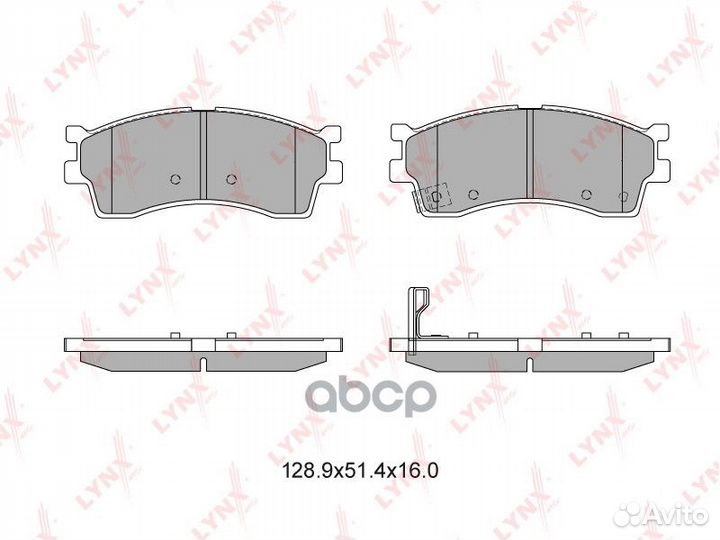 Колодки тормозные дисковые перед BD4403 LYN