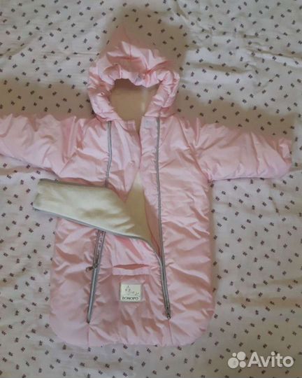 Конверт в коляску, на выписку теплый