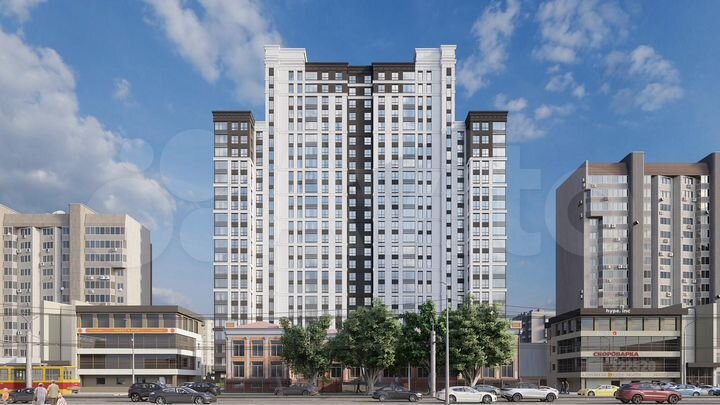 4-к. квартира, 105,1 м², 13/25 эт.