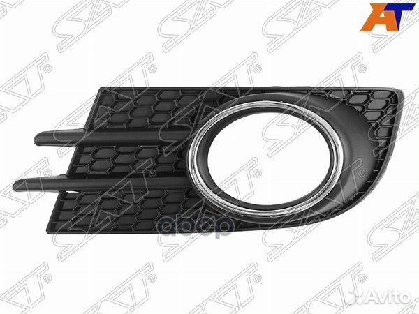 Оправа птф VW tiguan 11-16 LH с хром ободком st