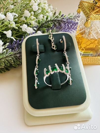 Серебро 925 комплект гарнитуры