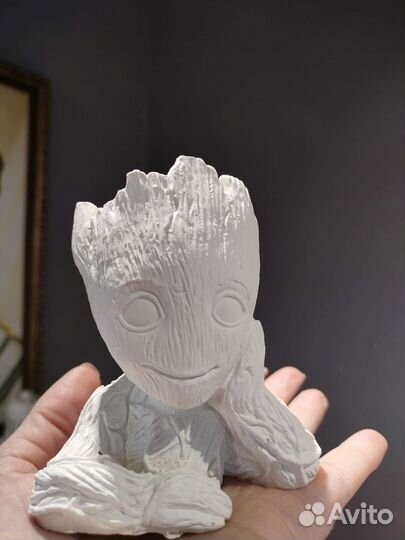 Гипсовая фигура для раскраски Грут