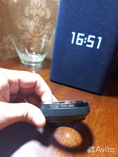 Адаптер переходник fotoga eos-m4/3