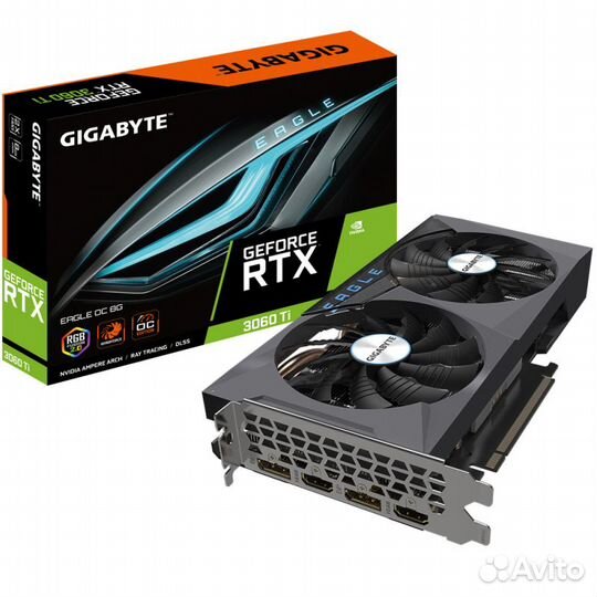 Видеокарта Gigabyte GeForce RTX 3060 Ti eagle OC