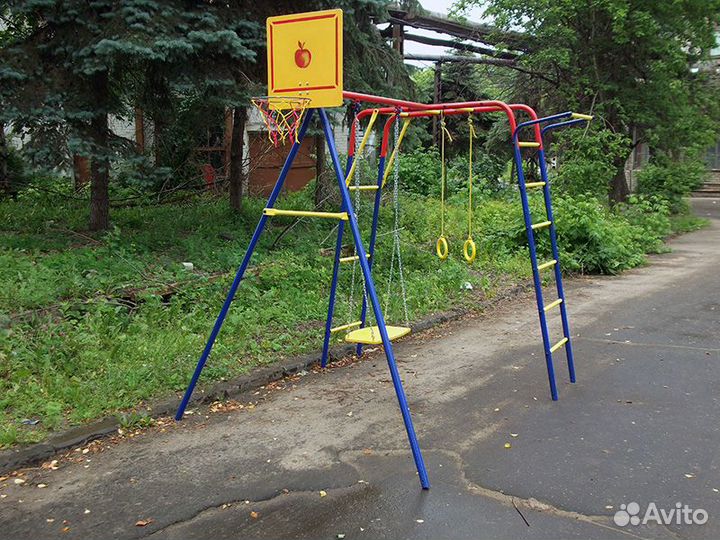 Уличный комплекс For Kids с качелью на выбор
