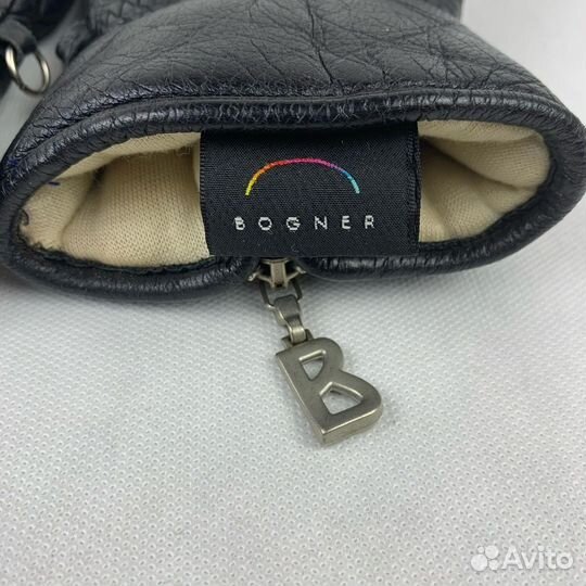 Винтажные кожаные перчатки Bogner