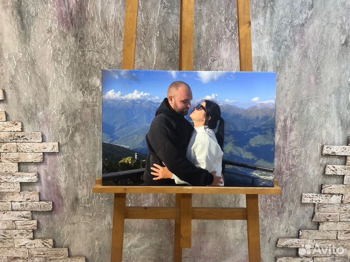 Портрет по фото на холсте / Картина на заказ