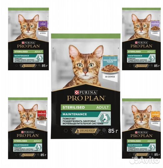 Корм для кошек pro plan