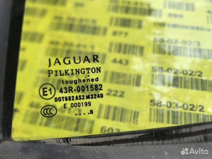 Форточка задняя левая jaguar xf ягуар хф