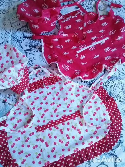 Фартук и колпак взрослый или детский