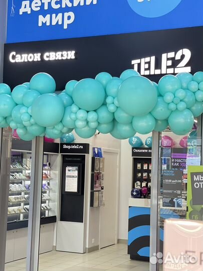 Оформление воздушными шарами, арка