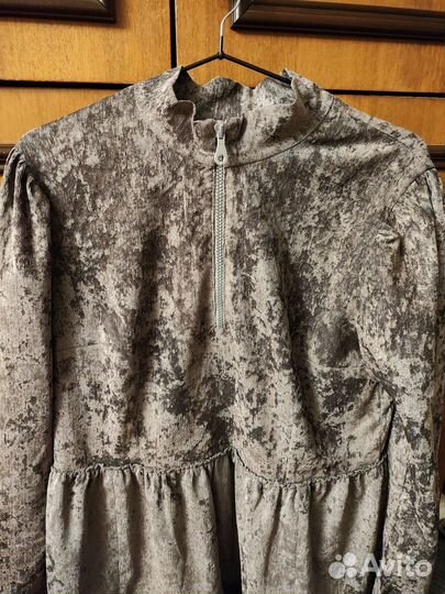 Вельветовое платье 46-48 р-р