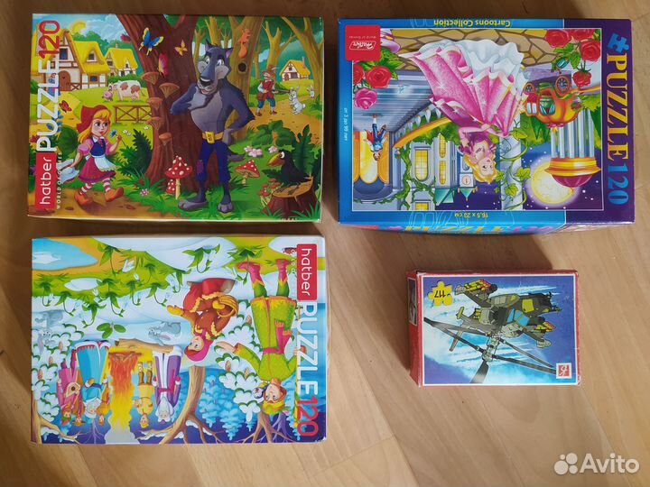 Пазлы разной сложности