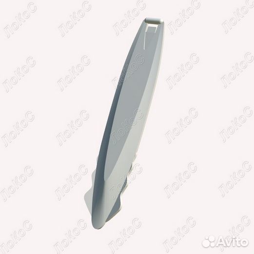 Комплект ценникодержателя дели в лёд, белый