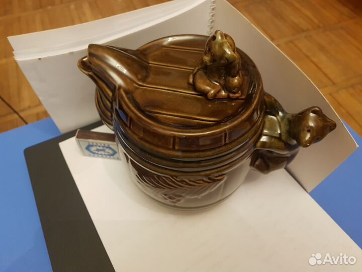 Керамический кувшин боченок СССР