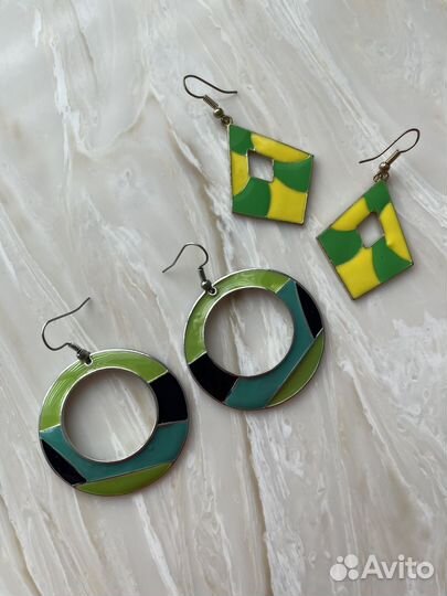 Новые серьги