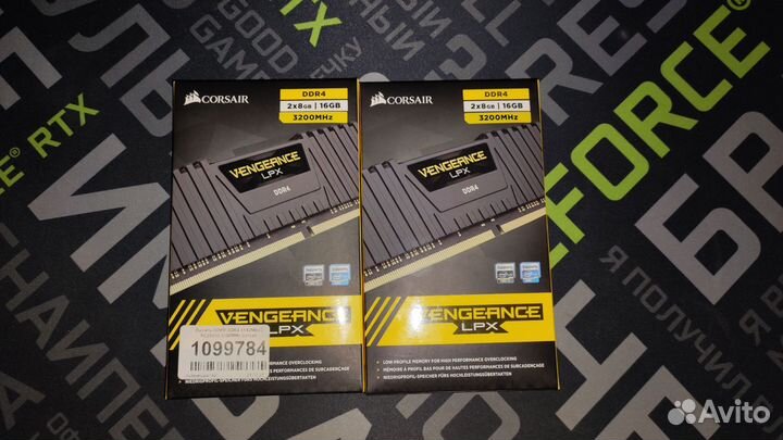 Corsair Vengeance LPX DDR4 3200 16/32гб (2*8/4*8)