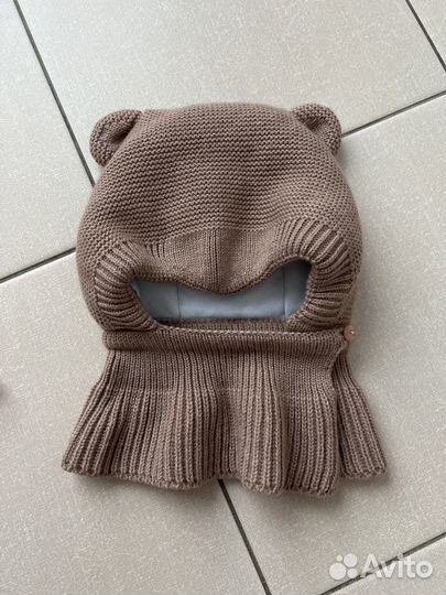 2 детские шапки на возраст 1-2 года