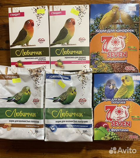 Корм для попугаев