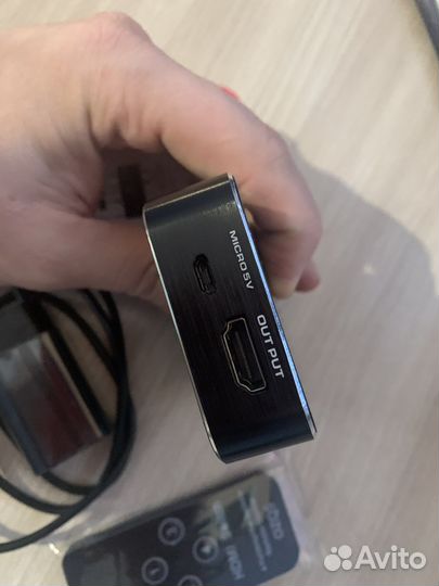 Hdmi переключатель на 4 порта 4К60hz HDR